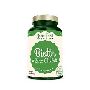 GREENFOOD Biotin zinc chelate 90 kapslí