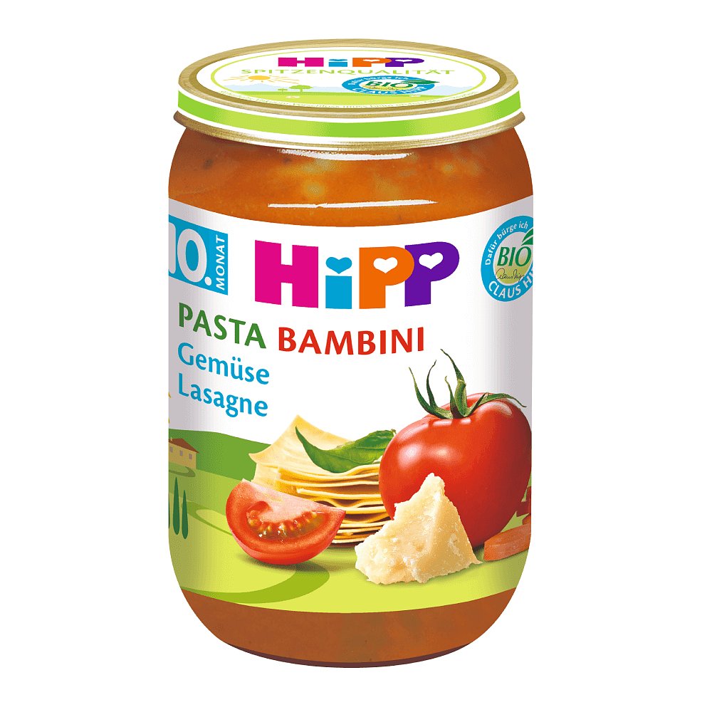 HiPP Junior BIO Pasta Bambini Zeleninové lasagne 220 g