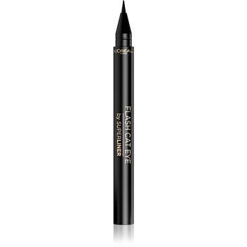 L’Oréal Paris Superliner Super Liner Flash Cat Eye oční linky ve fixu odstín Black