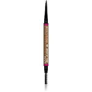 NYX Professional Makeup Blade & Shade tužka na obočí s kartáčkem odstín 02 Blonde g