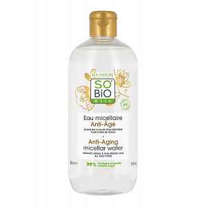 SO’BiO étic Anti-age Précieux Argan Micelární voda s hyaluronem BIO 500 ml