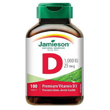 Vitamín D 1000 IU 100 tbl.