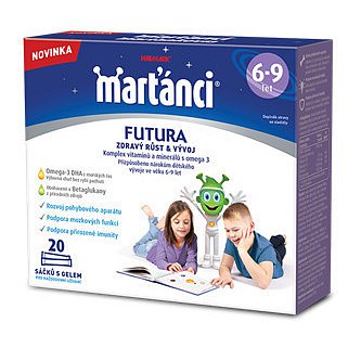 Walmark Marťánci Futura 6-9 gel 20sáčků