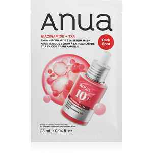 Anua Niacinamide TXA Serum Mask rozjasňující plátýnková maska proti pigmentovým skvrnám 28 ml