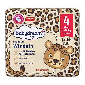 Babydream Pleny Premium Maxi, 8–14 kg, vel. 4 40 ks 40 ks