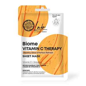 Natura Siberica Lab Biome Vitamin C Therapy Plátýnková maska 1 ks