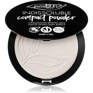 puroBIO Cosmetics Indissouble kompaktní pudr s matným efektem odstín T00 9 g