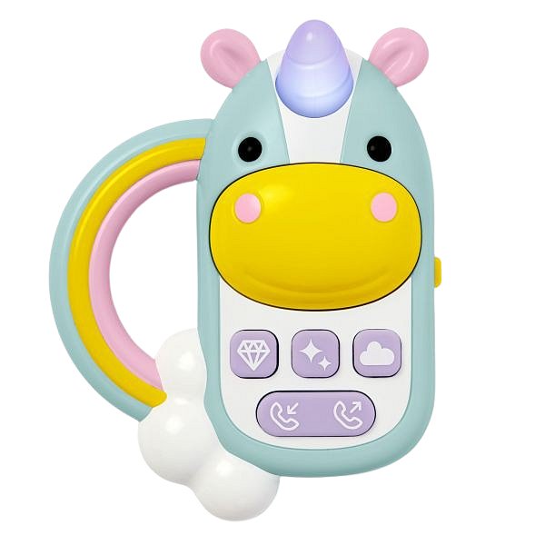 Skip Hop Hračka hudební telefon Jednorožec 6m+