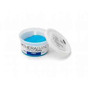Thera-Band Therapy Putty, terapeutická hmota 85g, modrá, tuhá