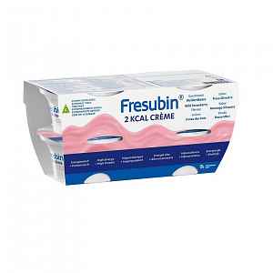 FRESUBIN 2 KCAL CREME LESNÍ JAHODA perorální SOL 4X125G