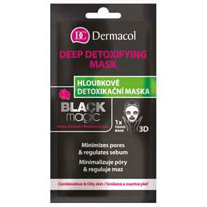 Dermacol Textilní detoxikační maska Black Magic 15ml