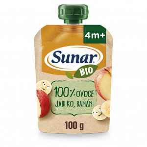Sunar BIO kapsička Jablko banán 100g