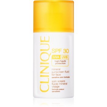 Clinique Sun minerální opalovací fluid na obličej SPF 30  30 ml