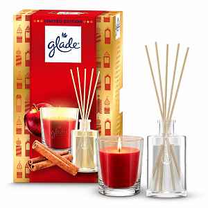 GLADE ONE Twinkling Apple & Cinnamon vánoční dárková sada