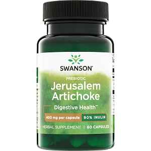 Swanson Topinambur, extrakt 400 mg, 60 kapslí