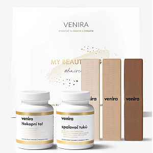 VENIRA beauty bag Nakopni to!, spalovač tuků Sada odporových gum na cvičení