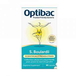 Optibac Saccharomyces Boulardii 80 kapslí