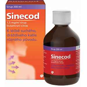 Sinecod sirup 200ml/300mg