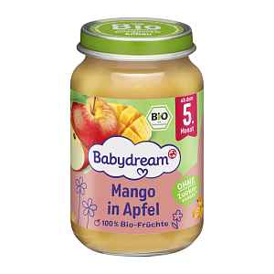 Babydream BIO ovocné pyré jablko s mangem 190 g