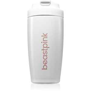 BeastPink Thermo Mug termohrnek s brčkem barva White 1 ks