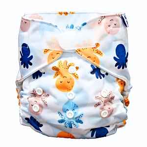 GaGa's pleny Látková plena AIO Chobotničky na suchý zip