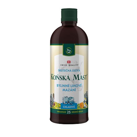 Koňská mast Bylinné lihové mazání chladivé 400ml