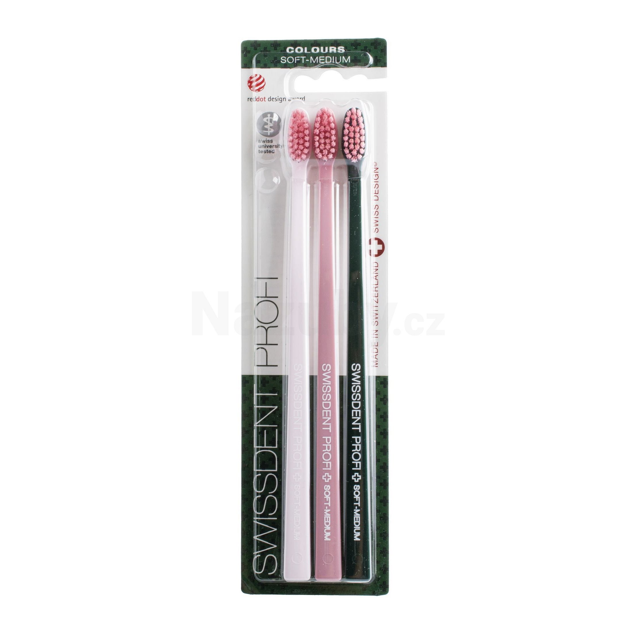 Swissdent Colours soft-medium 3 ks