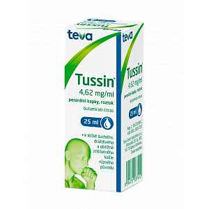 Tussin perorální kapky roztok 1 x 25 ml