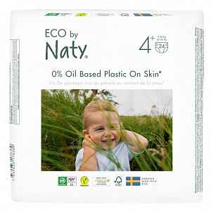 ECO by Naty Maxi+ 9-20 kg dětské plenky 24 ks