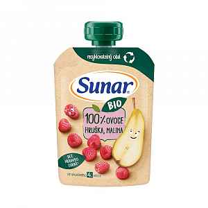 Sunar BIO kapsička Hruška malina 100g