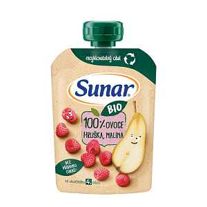 Sunar BIO kapsička Hruška malina 100g