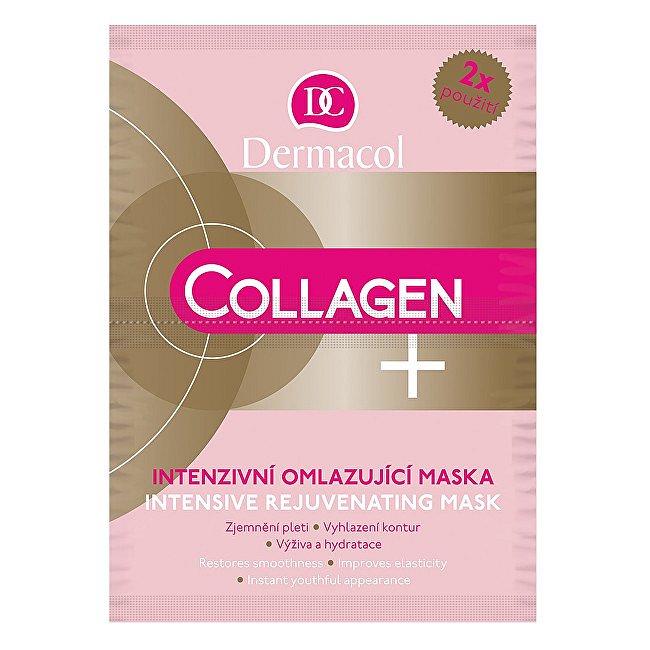 Dermacol Collagen plus Intenzivní omlazující pleťová maska 2x8ml
