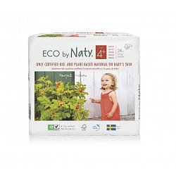 ECO by Naty Maxi+ 9-20 kg dětské plenky 24 ks