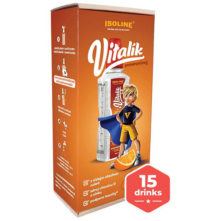 Isoline VITALÍK pomerančový 5x500ml