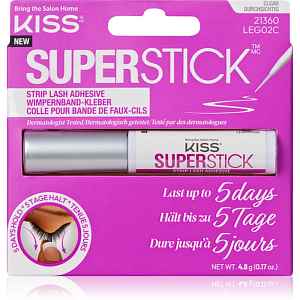 KISS Superstick Extended Wear lepidlo na umělé řasy Clear 4.8 g