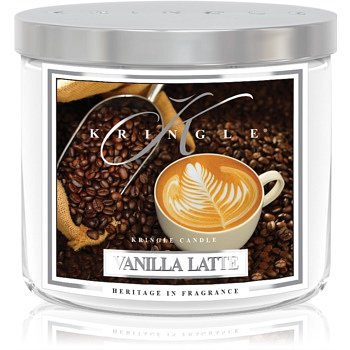 Kringle Candle Vanilla Latte vonná svíčka I. 411 g