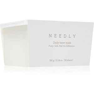 NEEDLY Daily Toner Mask hydratační plátýnková maska se zklidňujícím účinkem velké balení 30 ks