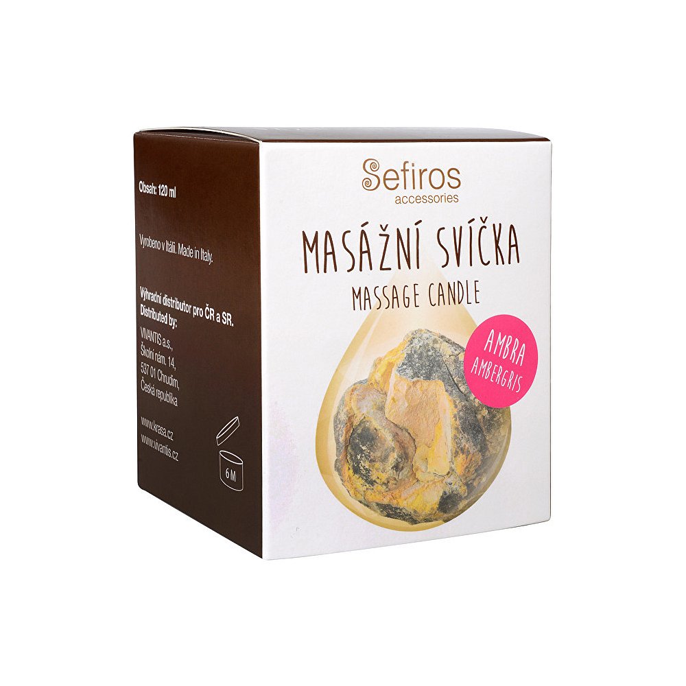 SEFIROS Masážní svíčka Ambra (Massage Candle) 120 ml