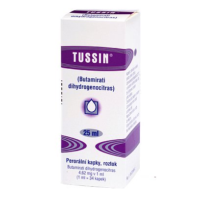 Tussin perorální kapky roztok 1 x 25 ml