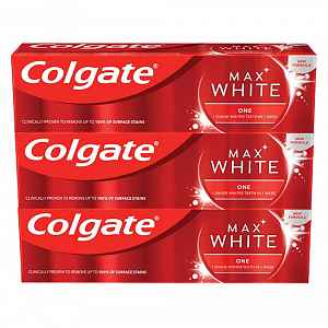 COLGATE Zubní pasta Max White One Sensational Mint 3x 75 ml