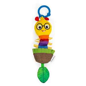 BABY EINSTEIN Hračka s chrastítkem natahovací na C kroužku Cal-a-Puller? 0m+