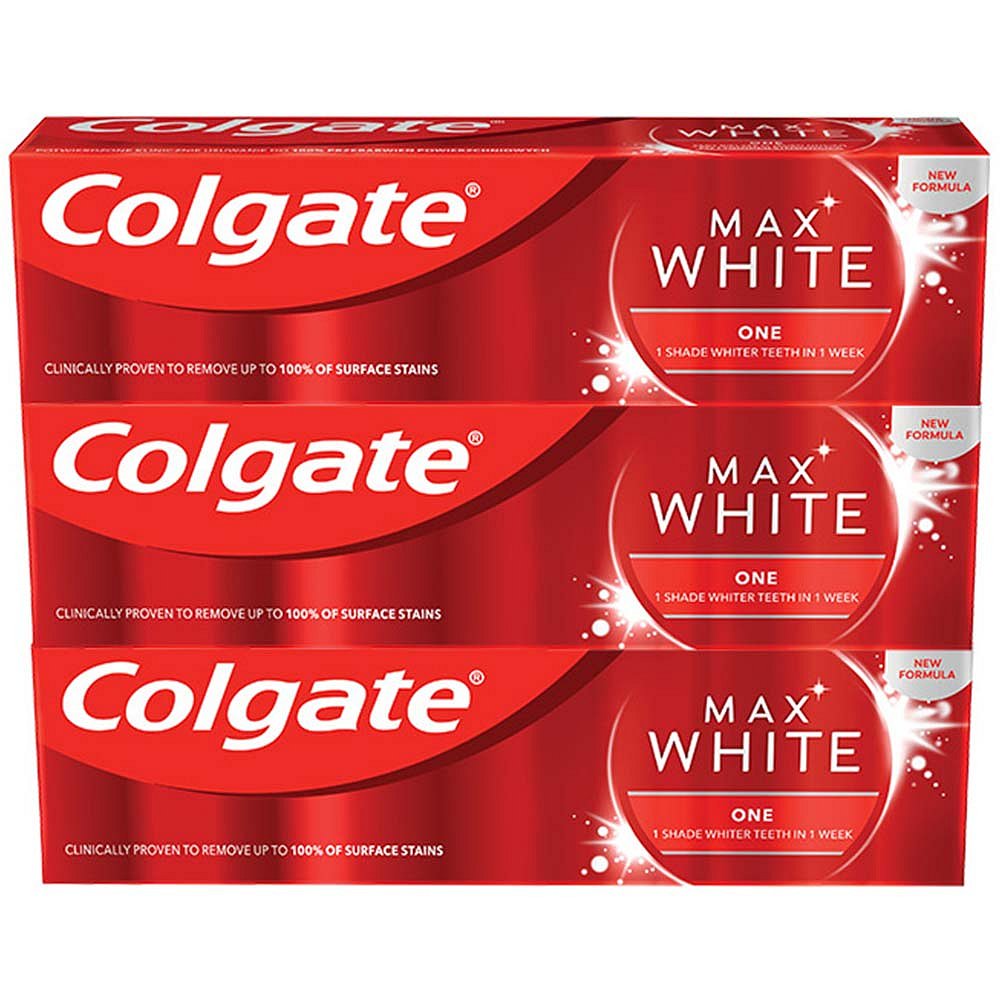 COLGATE Zubní pasta Max White One Sensational Mint 3x 75 ml