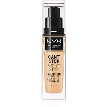 NYX Professional Makeup Can't Stop Won't Stop vysoce krycí make-up odstín 07 Natural 30 ml