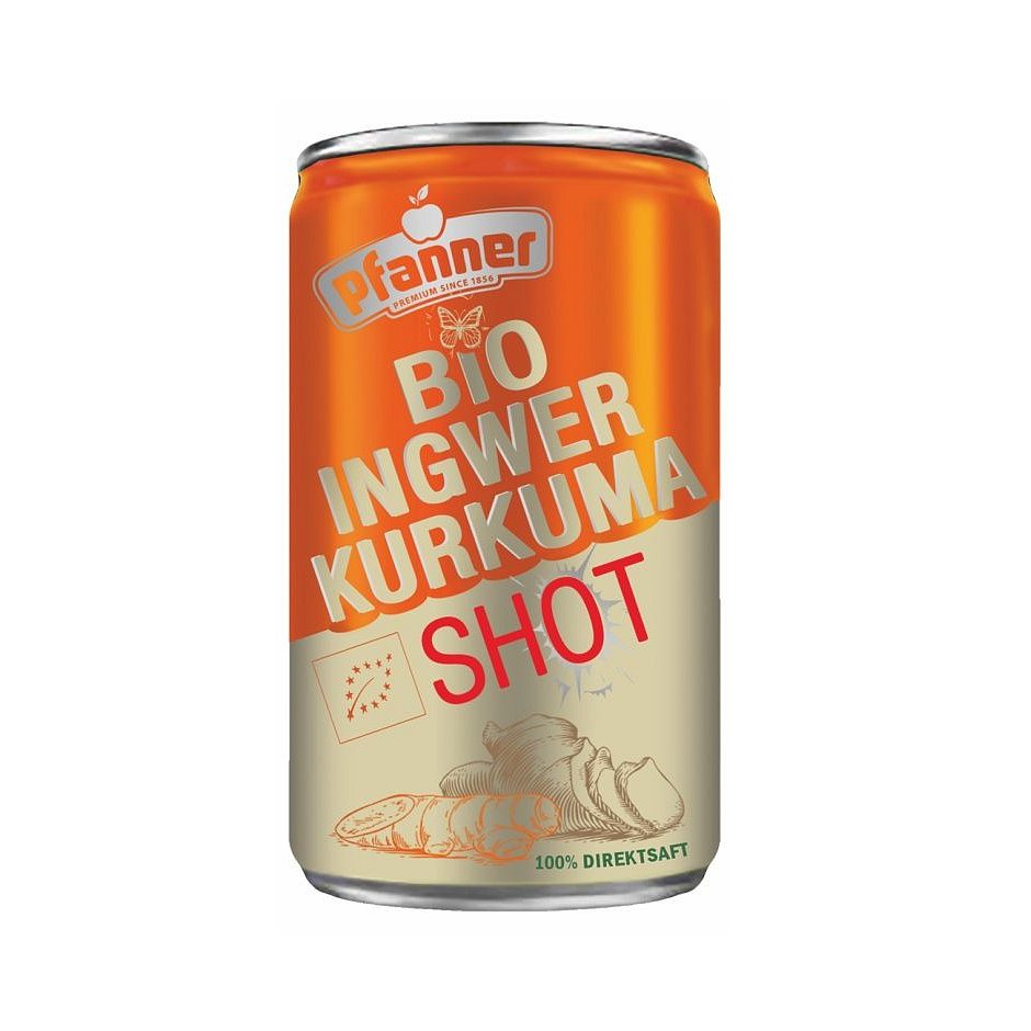 PFANNER Ginger Curcuma shot BIO 150 ml