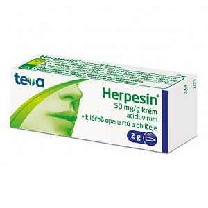 Herpesin krém dermální krém 1 x 2 g 5 %