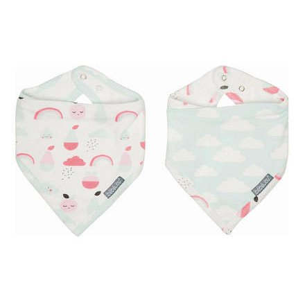 Bandana slintáček Bébé-jou Blush Baby 2ks