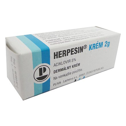 Herpesin krém dermální krém 1 x 2 g 5 %