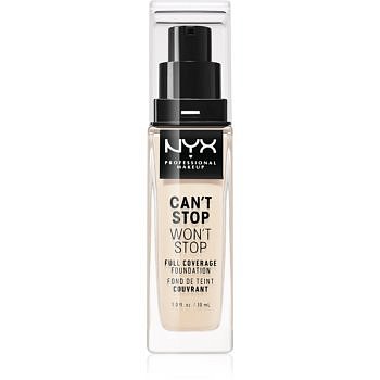 NYX Professional Makeup Can't Stop Won't Stop vysoce krycí make-up odstín 01 Pale 30 ml