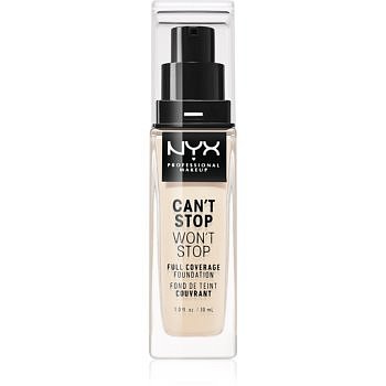 NYX Professional Makeup Can't Stop Won't Stop vysoce krycí make-up odstín 01 Pale 30 ml
