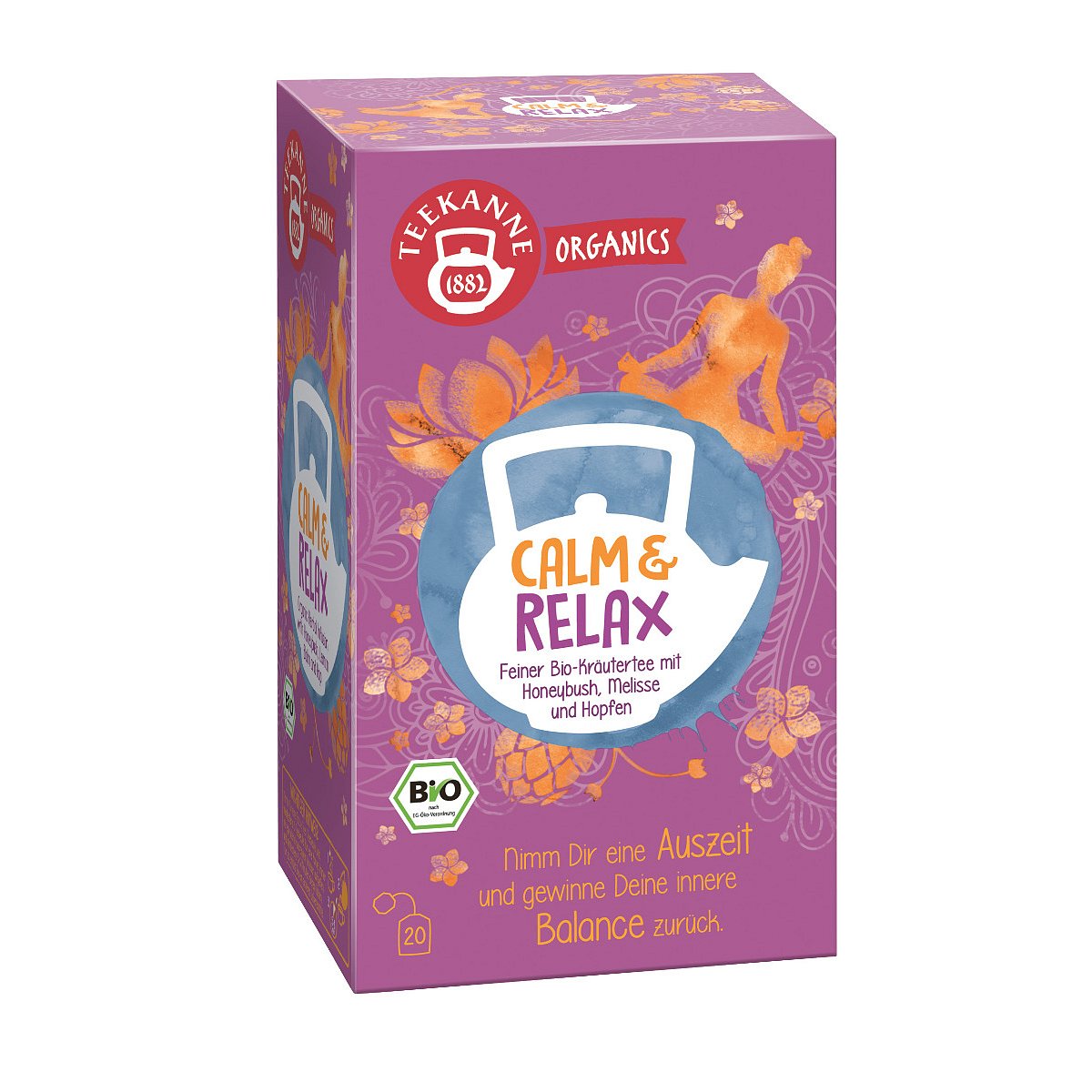 Teekanne Organics BIO Calm & Relax čaj porcovaný 20x1,8 g